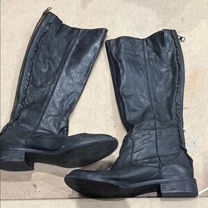 Miss Albright Black Over the Knee Boots